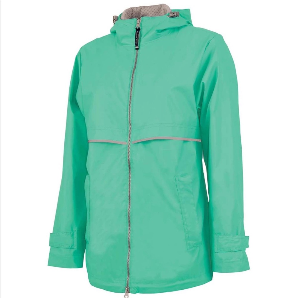 Charles River Reflective Rain Jacket Size S - Mint